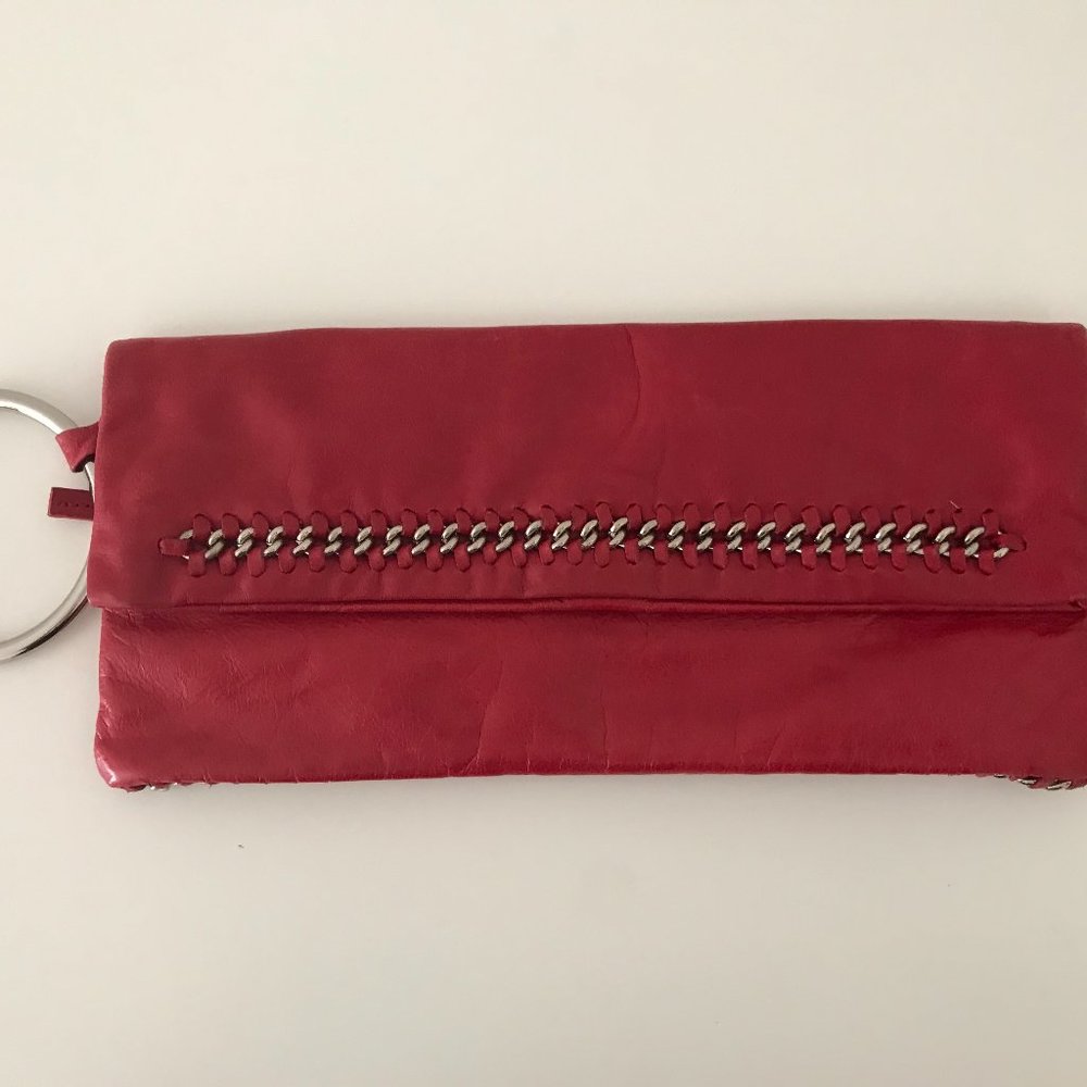 Authentic Bebe Brand Soft Leather Wristlet Clutch